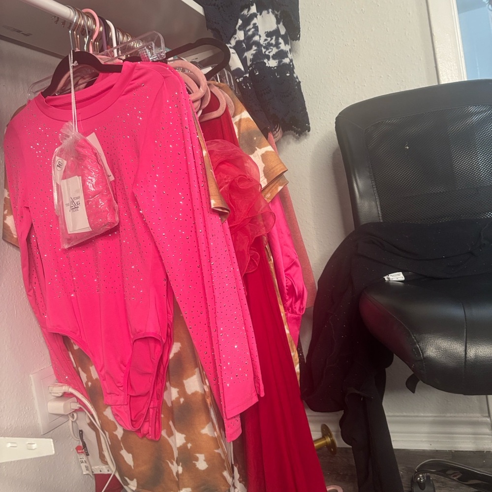 Sparkling Pink Long Sleeve Bodysuit